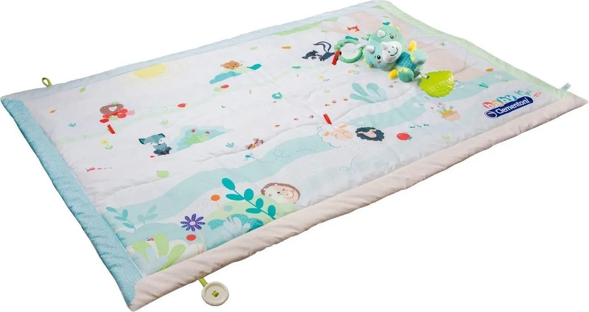 Clementoni Baby Friends Speelmat 135x90cm - Wit/Blauw