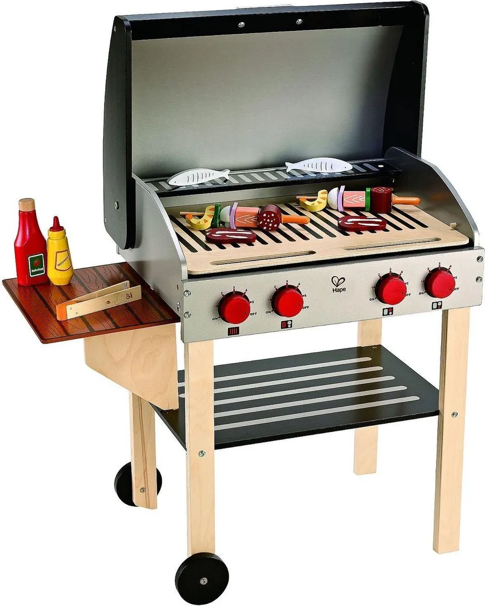 Hape Houten Barbecue Speelgoed