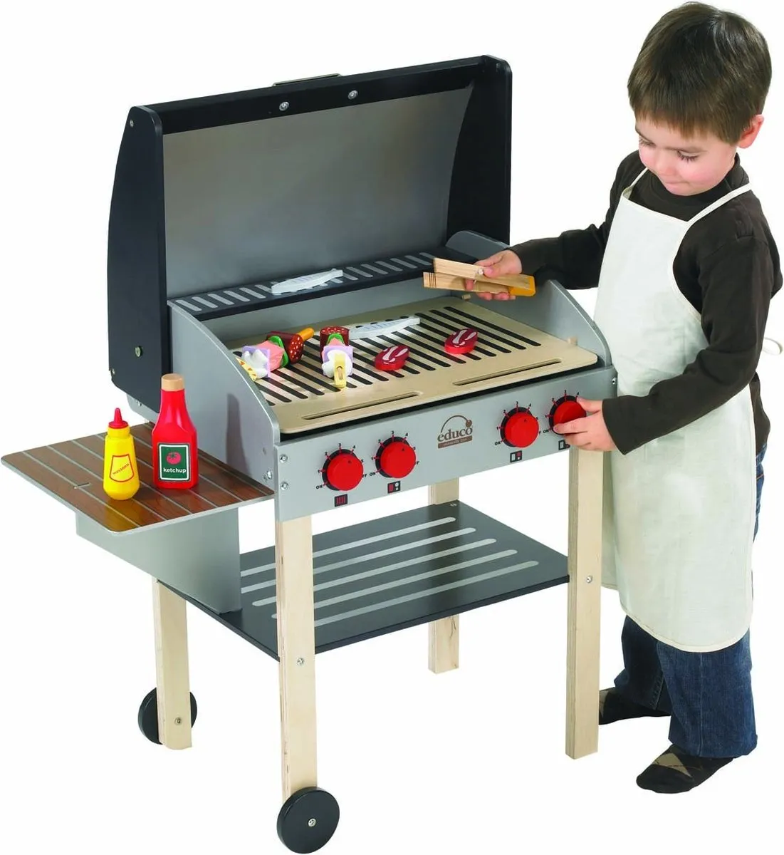 Hape Houten Barbecue Speelgoed - Multicolor