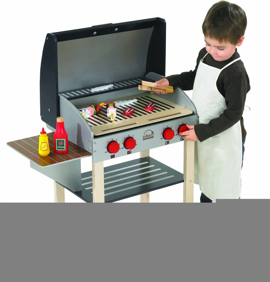 Hape Houten Barbecue Speelgoed - Multicolor