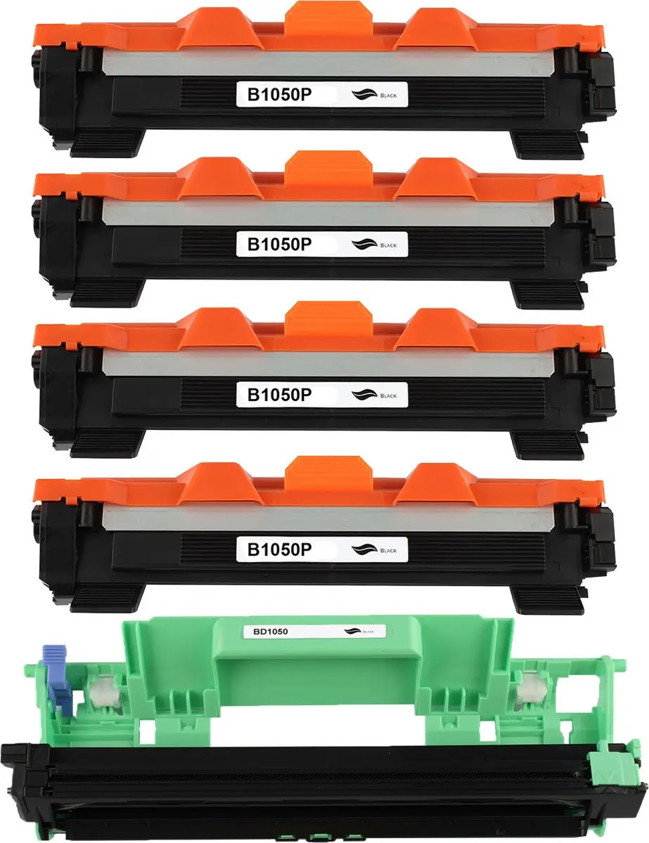 Brother TN-1050 Compatible Toner - 5x Zwart - 14.000 Pagina's