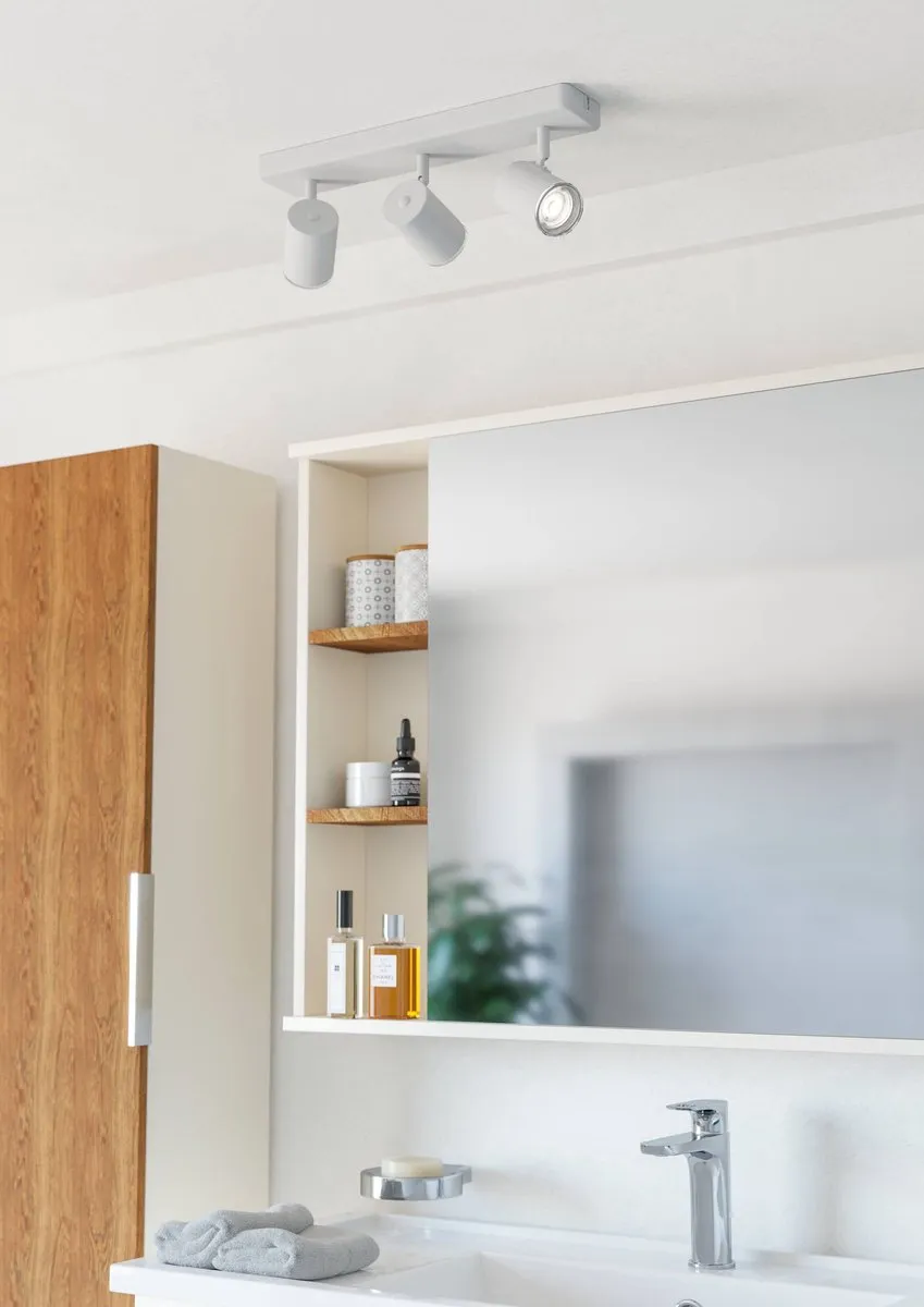 Eglo Consuma 1 Spot Badkamer GU10 - 3x Wit