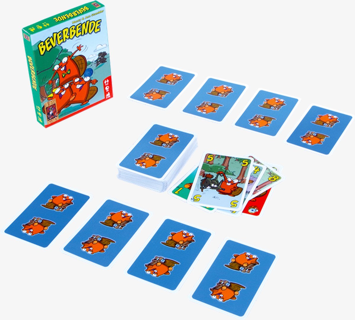 999 Games - Beverbende - Kaartspel - Tactisch geheugenspel - Familiespel - Gezelschapsspel - Educatief spel - vanaf 6 jaar - Klein cadeautje