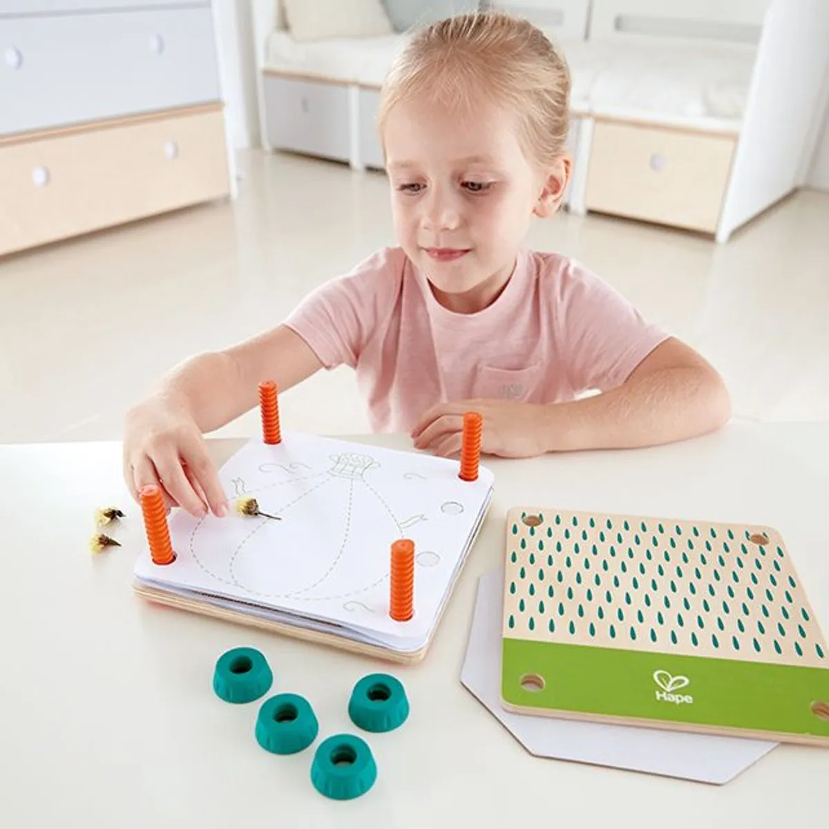 Hape Kunst-Set Blumenpresse - Veelkleurig