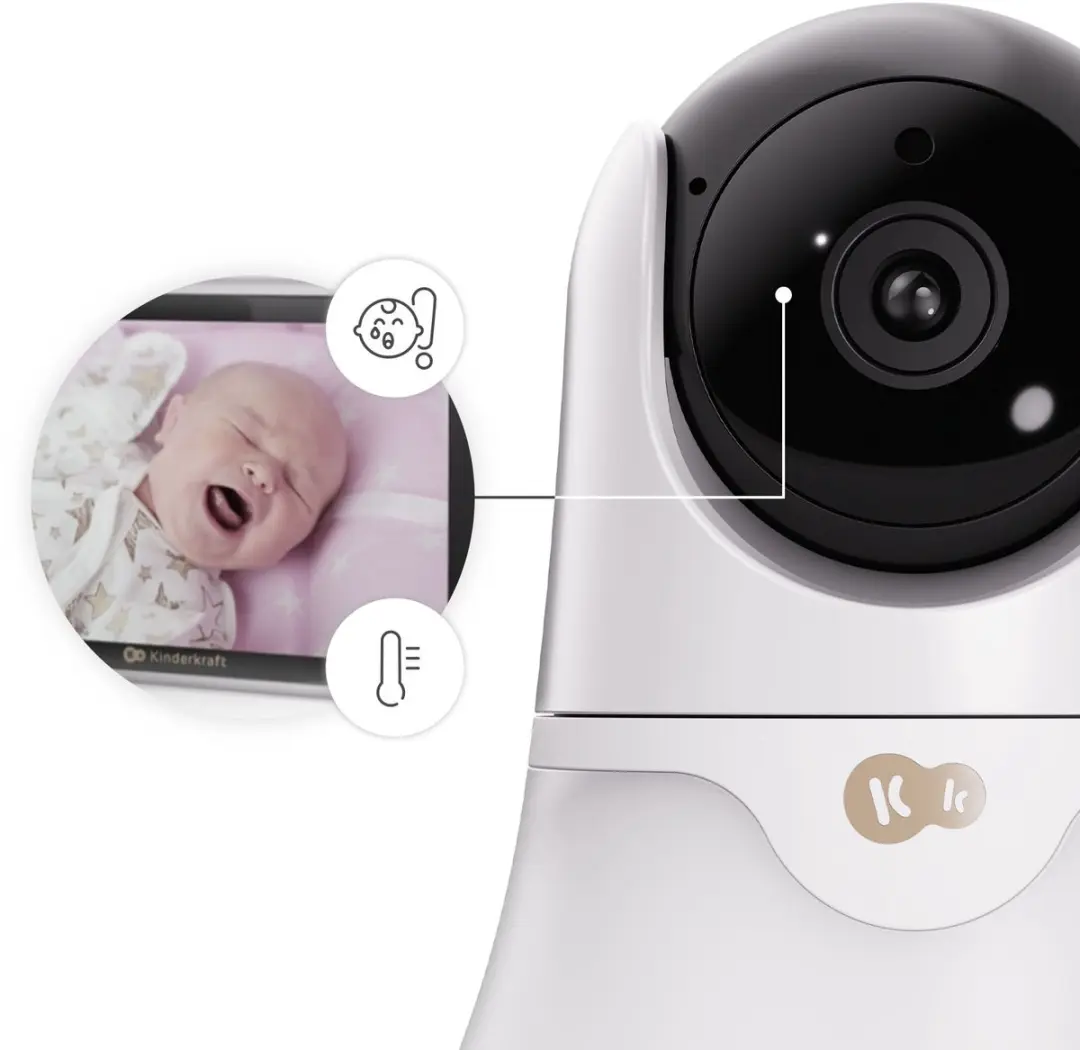 KinderKraft NITEEYE GLOW Extra Camera Babyfoon - Full HD - Wit