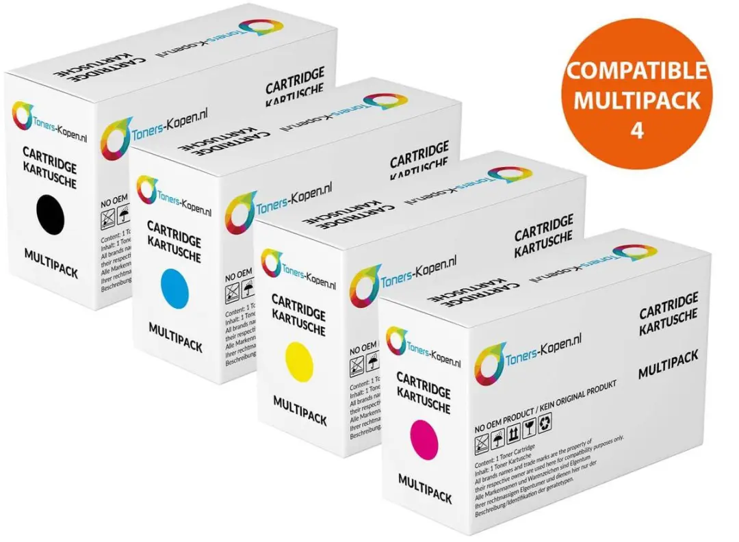 Kyocera TK-5140K/TK-5140C Toner Multipack 4-delig