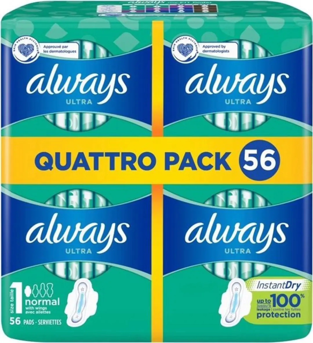Always Ultra Normal Plus Maandverband - 224 Stuks