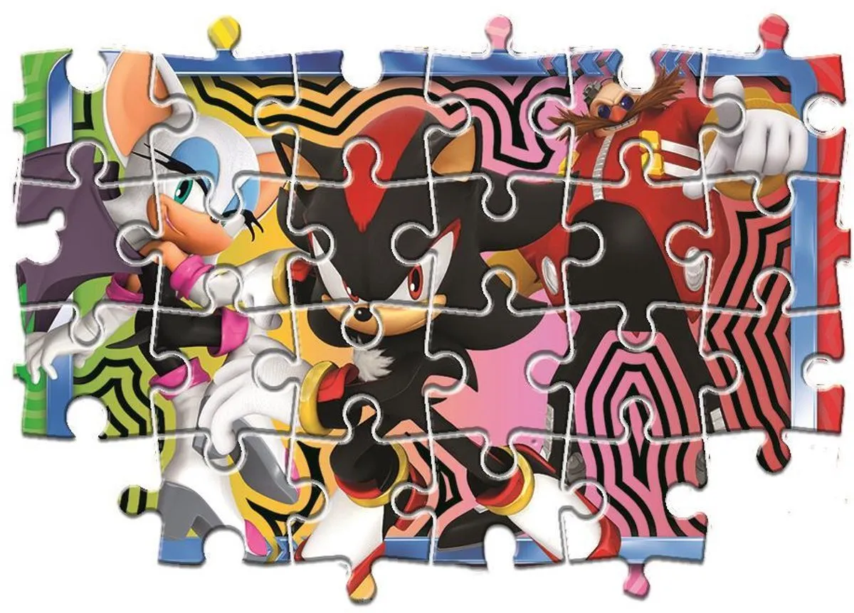 Clementoni Sonic Puzzel 120 Stuks - Multikleur