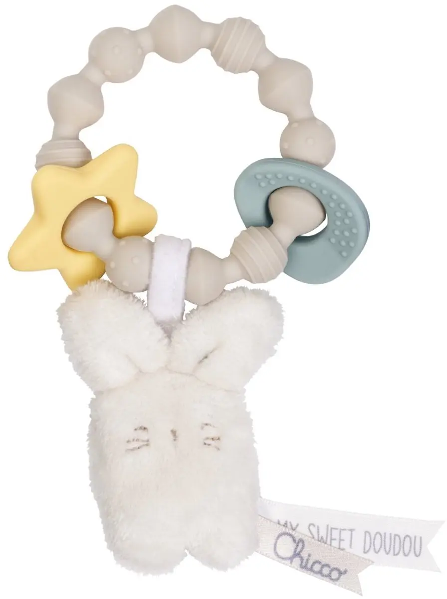 Chicco My Sweet Doudou Bijtring & Rammelaar