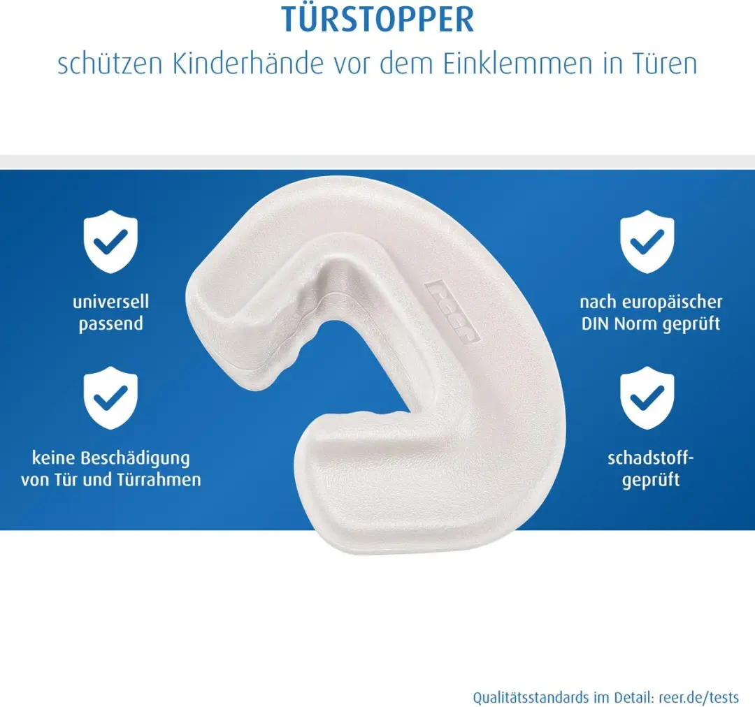 Reer Vingerklembeveiliging Deuren - Transparant
