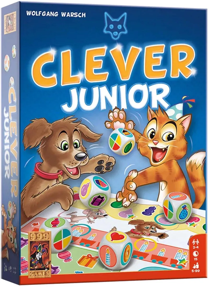 999 Games Clever Junior Dobbelspel 999-CLE09 - Multi
