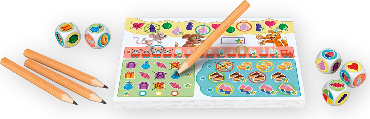 999 Games - Clever - Junior - Dobbelspel - Vanaf 5 jaar - Kinderspel - Gezelschapsspel - Educatief spel - Klein cadeautje