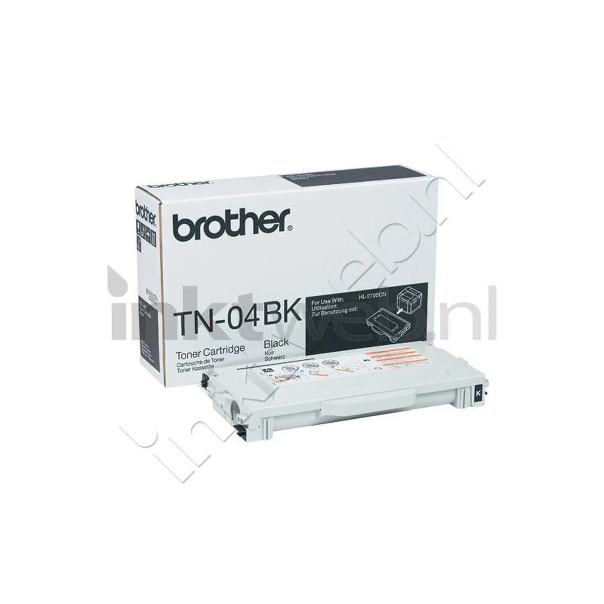 Brother TN-04BK Tonercartridge - Zwart