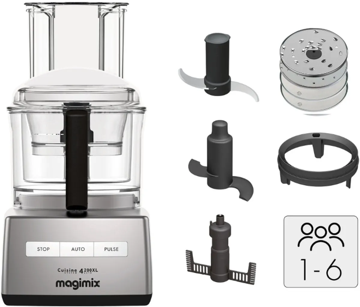 Magimix CS 4200 XL Foodprocessor 950W - Zilver