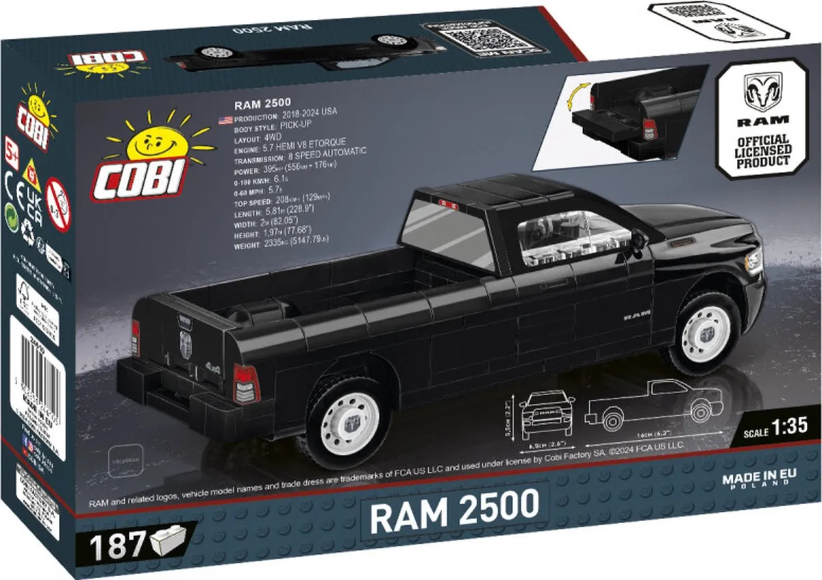 Cobi RAM 2500 COBI-24610 - 187 Stukken - Meerkleurig