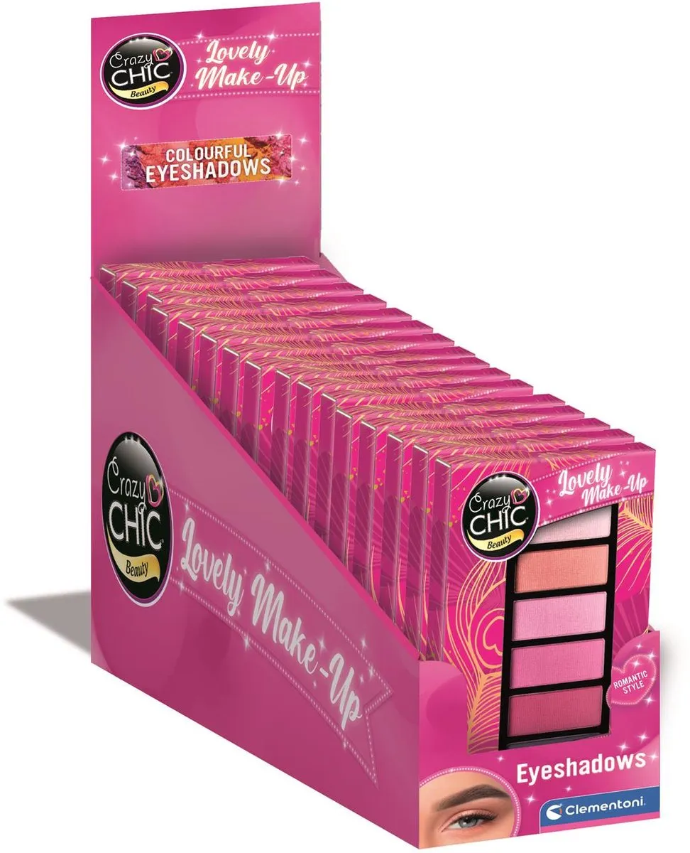 Clementoni Crazy Chic Oogschaduw - 18 Stuks
