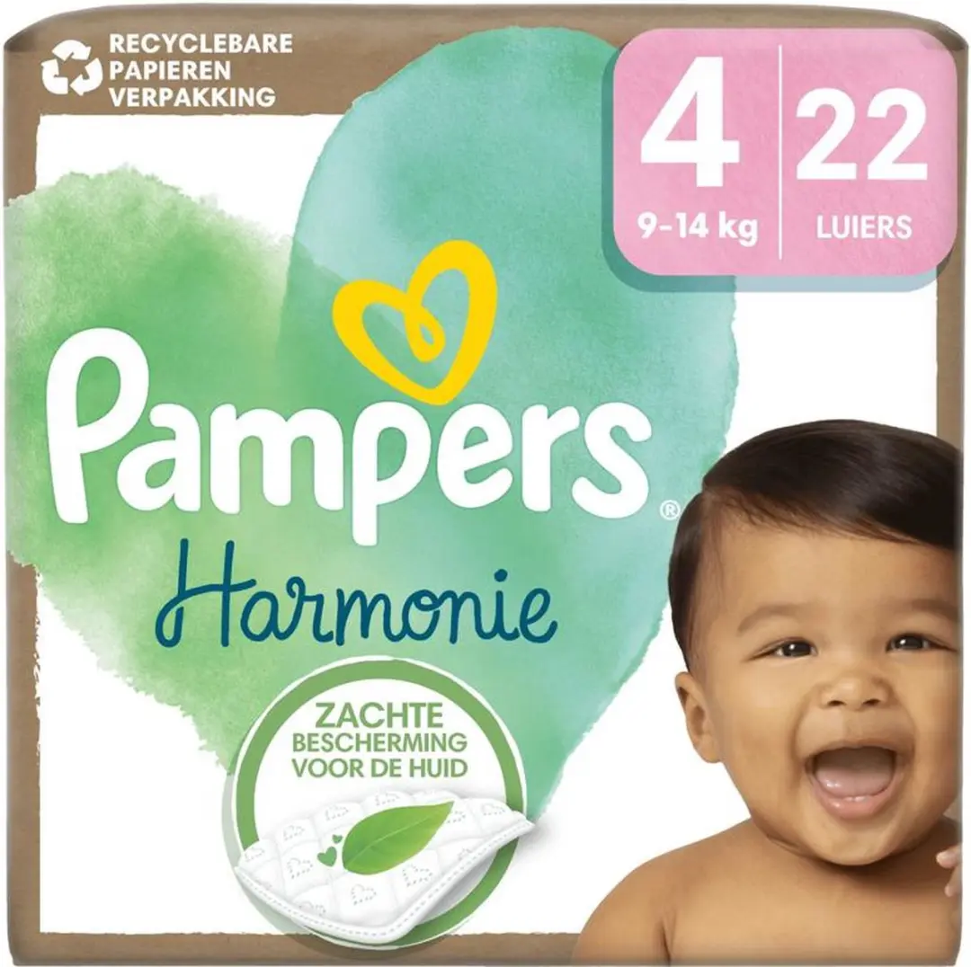 Pampers Harmonie Luiers Maat 4 - 22 Stuks