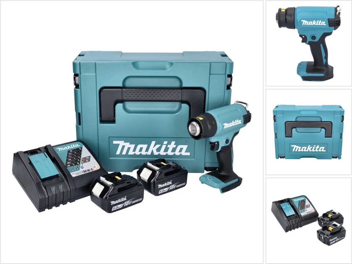 Makita DHG 180 RTJ Heetluchtpistool 18V
