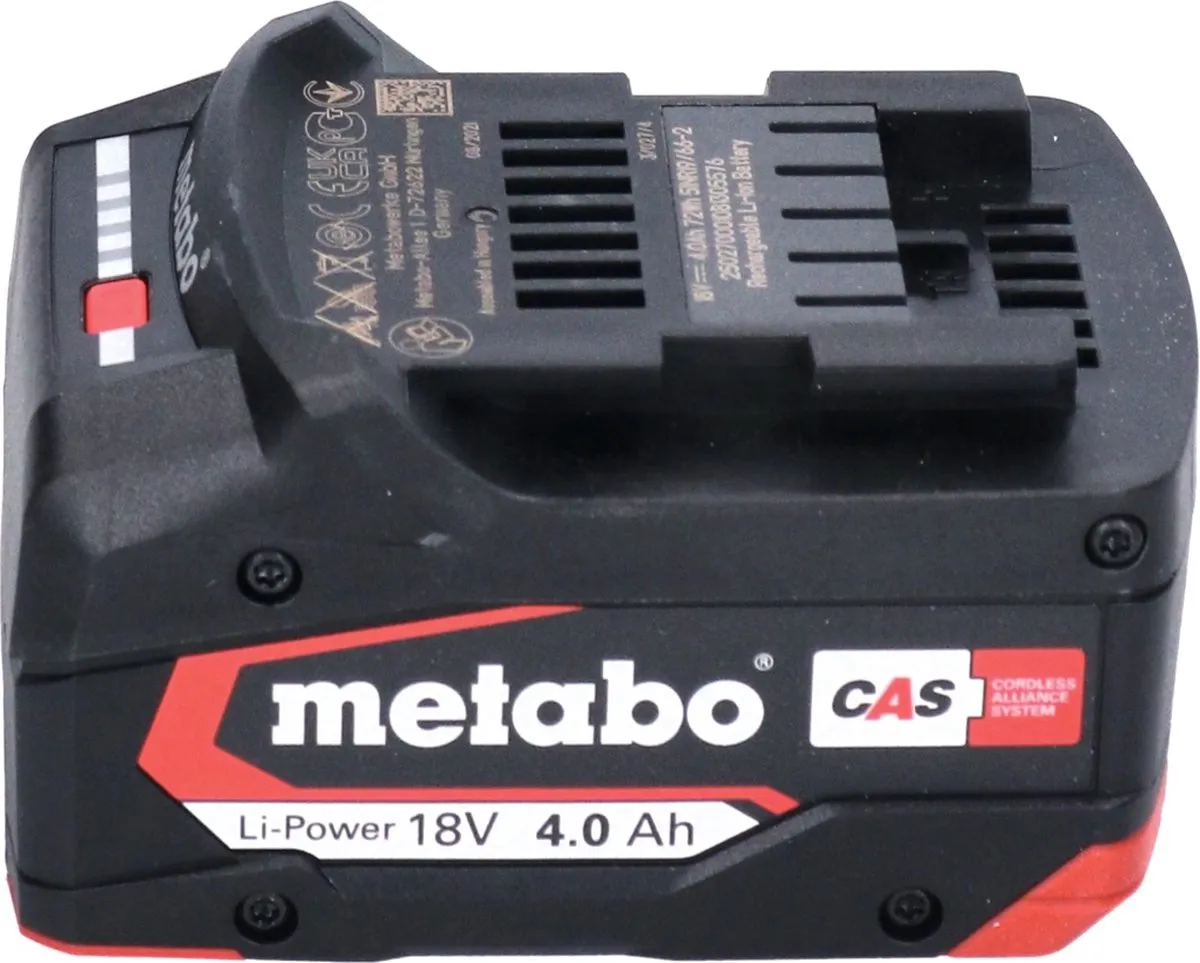 Metabo Li-Power Basisset 4x 4,0Ah CAS + ASC 145 Snellader