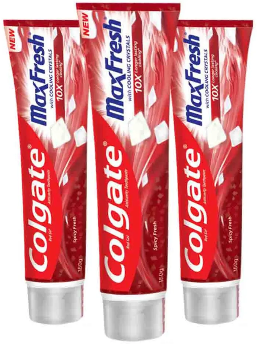 Colgate Max Fresh Spicy Fresh Tandpasta 3x100ml