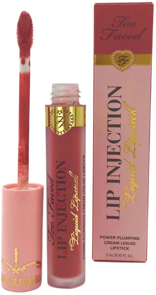 Too Faced Lip Injection Liquid Lipstick - Rood 3ml