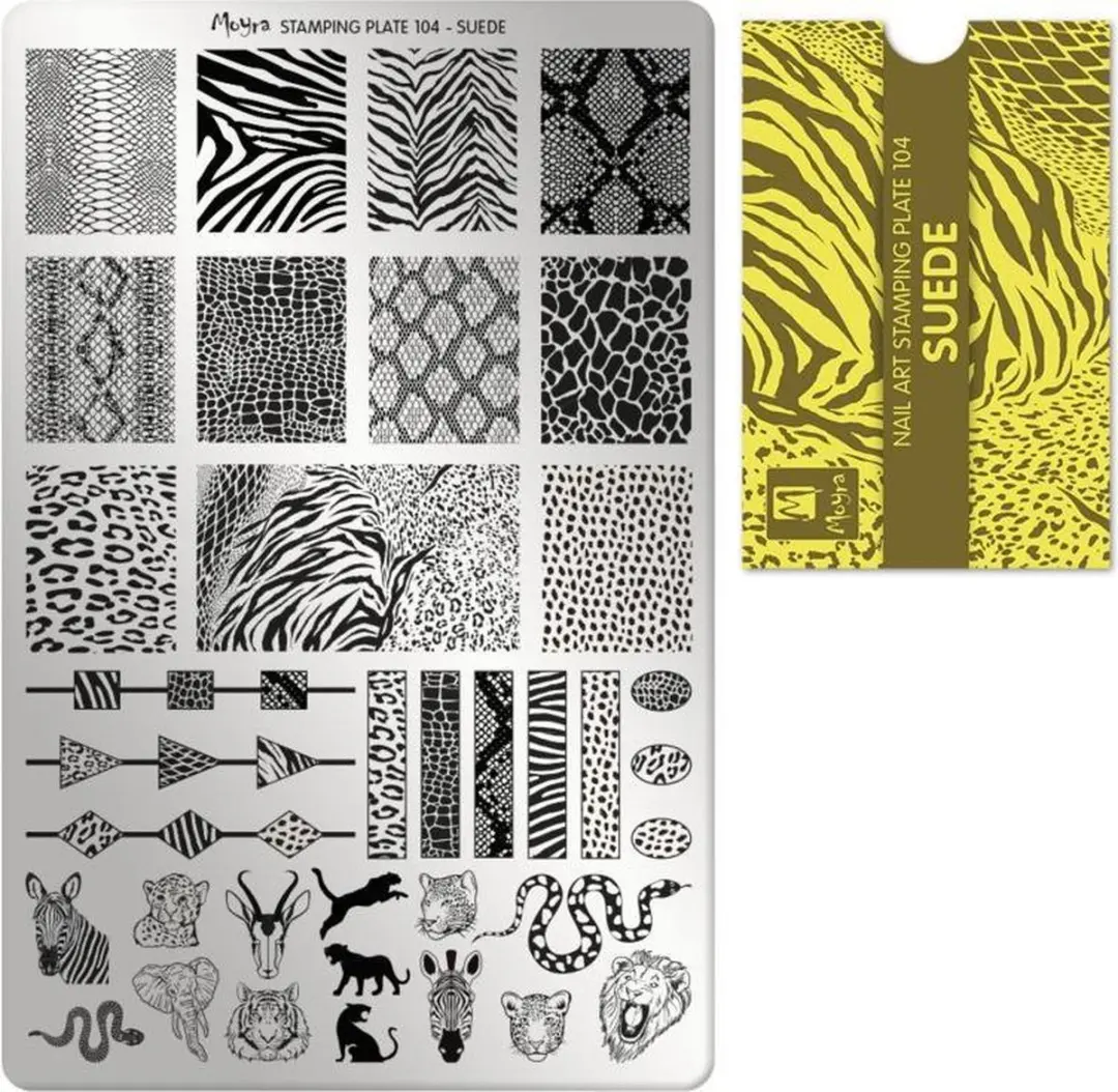 Moyra Stamping Plate 104 SUEDE