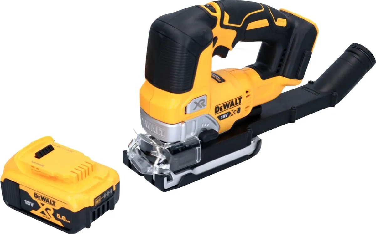 DeWalt DCS 334N Pendelzaag 18V - 3200 min⁻¹ - 1x 5,0Ah - afbeelding 2 van 5