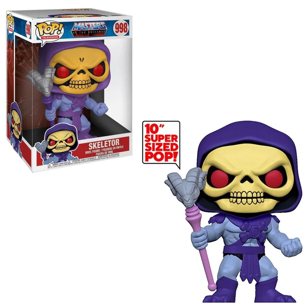 Funko Masters of the Universe Skeletor Super Sized Vinyl Figuur - 25 cm - afbeelding 6 van 6