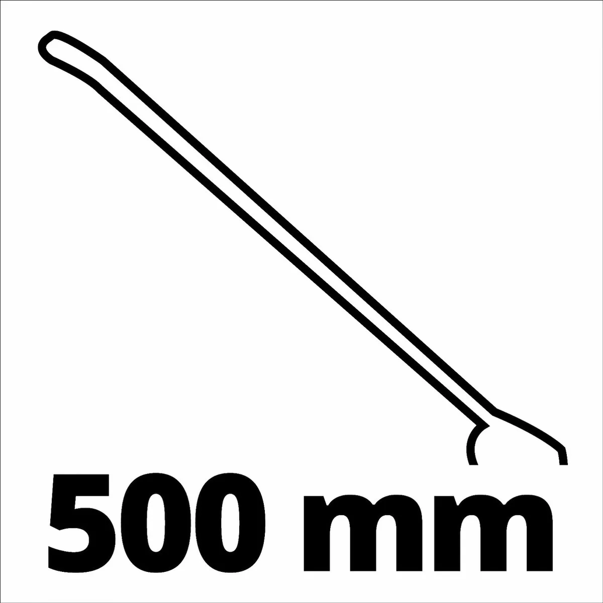 Einhell Blaaspistool 500mm - Extra lang