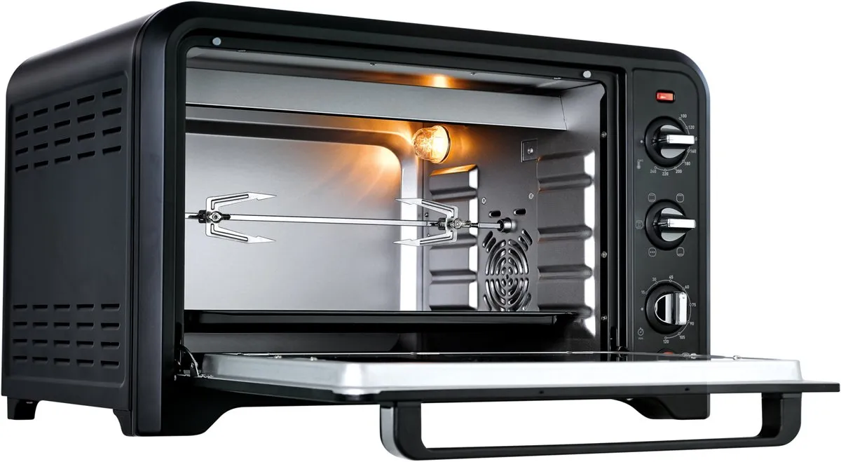 Moulinex Tournebroche Optimo OX485810 Mini Oven 39L - 2000W - Zwart