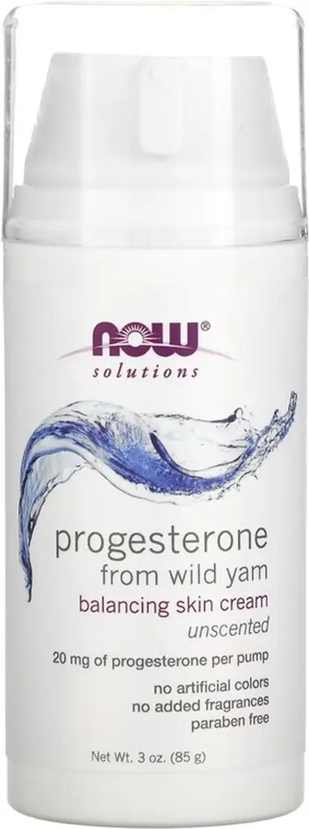 Now Foods Progesterone Wild Yam Huidcrème 85g