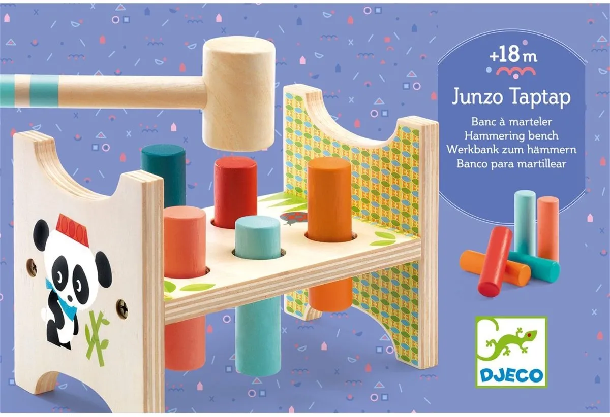 Djeco Junzo Taptap Klopbank - Meerdere kleuren