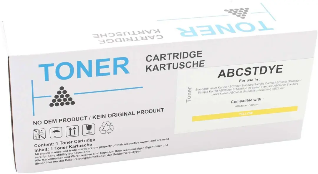 Lexmark TLCY72K20 Compatible Toner Geel 8.000 Pagina's