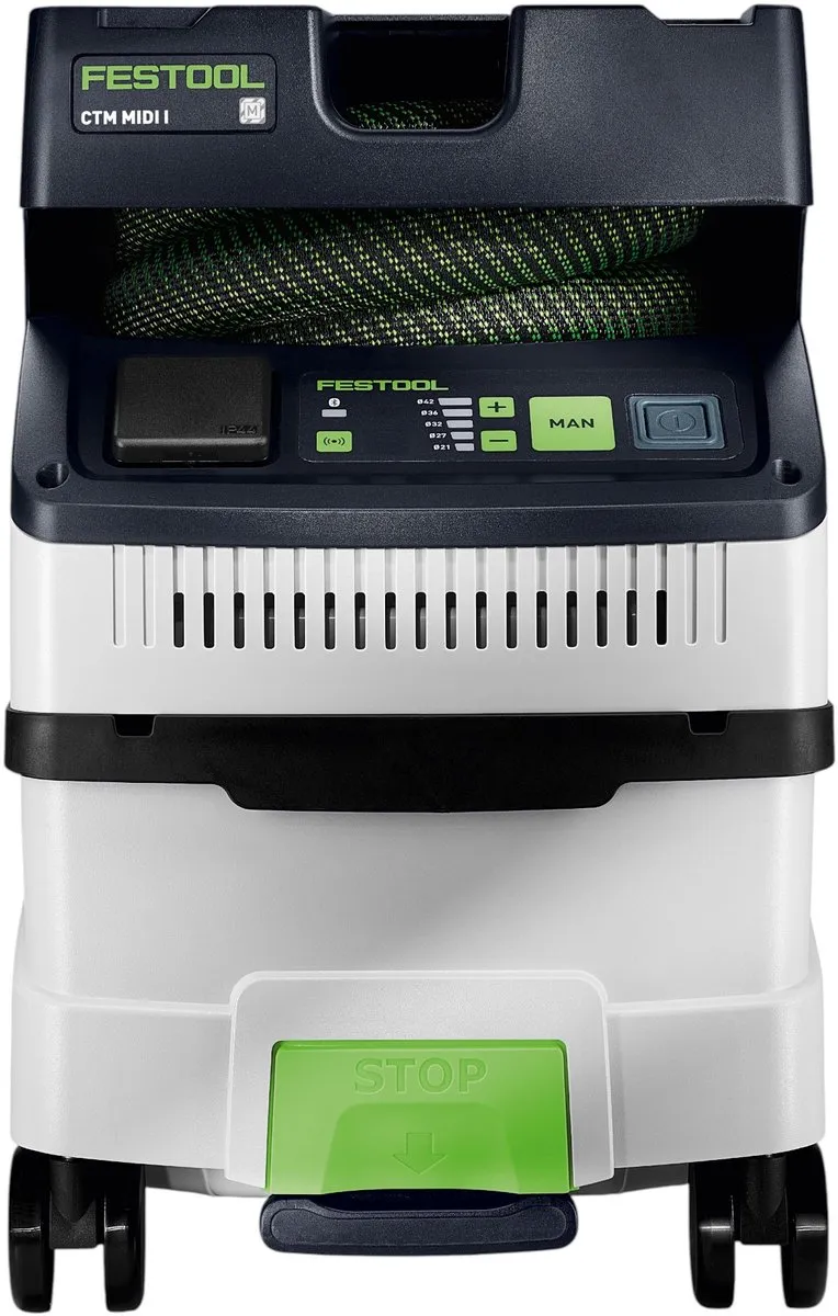 Festool CTM MIDI I CLEANTEC Afzuiger 1200W - 15L Stofklasse M