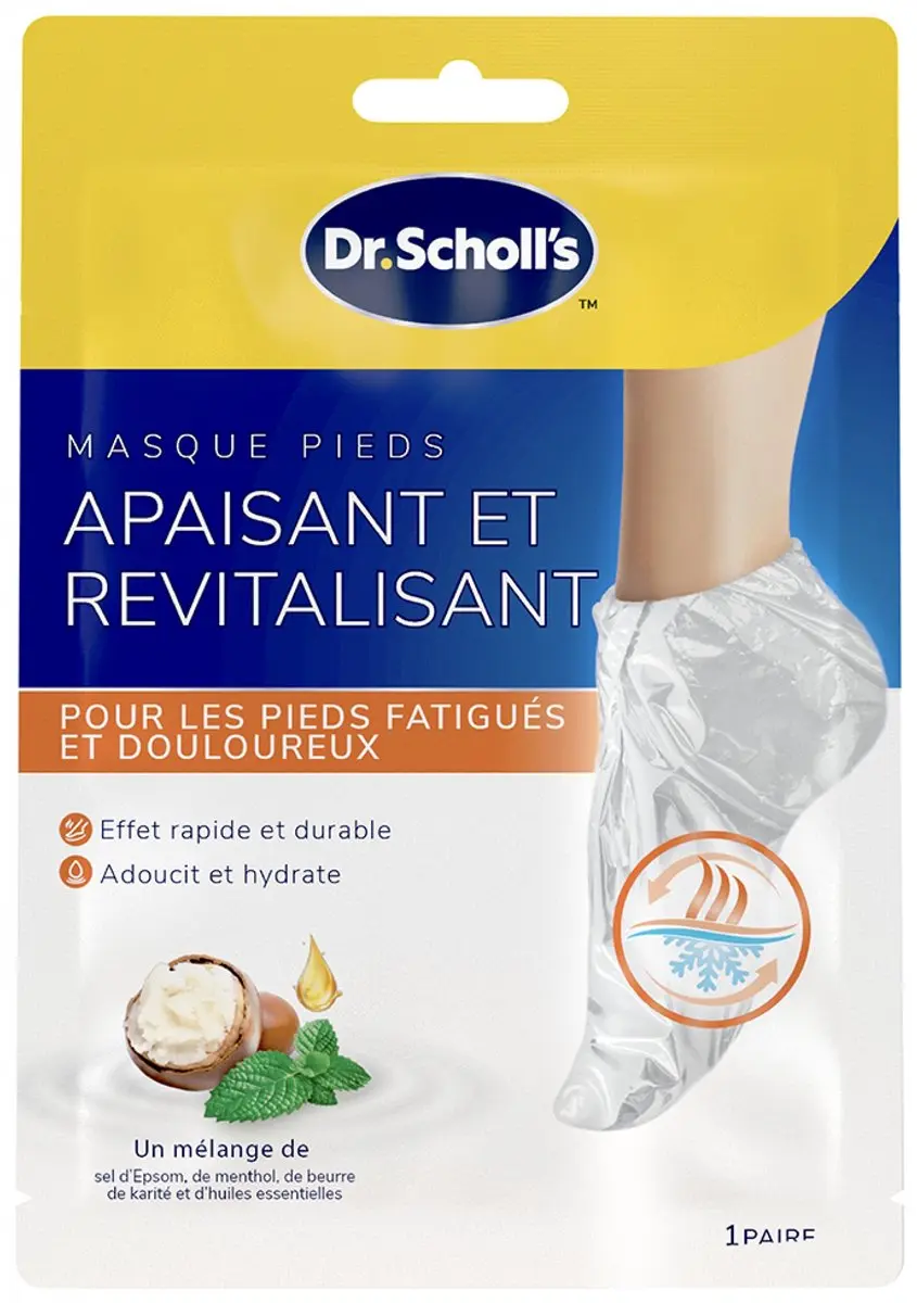 Scholl Kalmerend Voetmasker 1 Paar