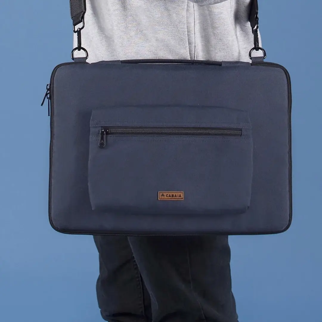 Cabaïa Laptopcase 13 Zuidas - Blauw