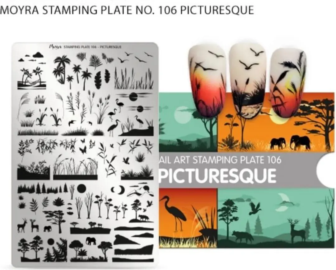 Moyra Stamping plate 106