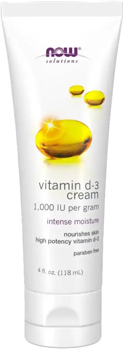 Now Foods Vitamine D3 Crème 118ml
