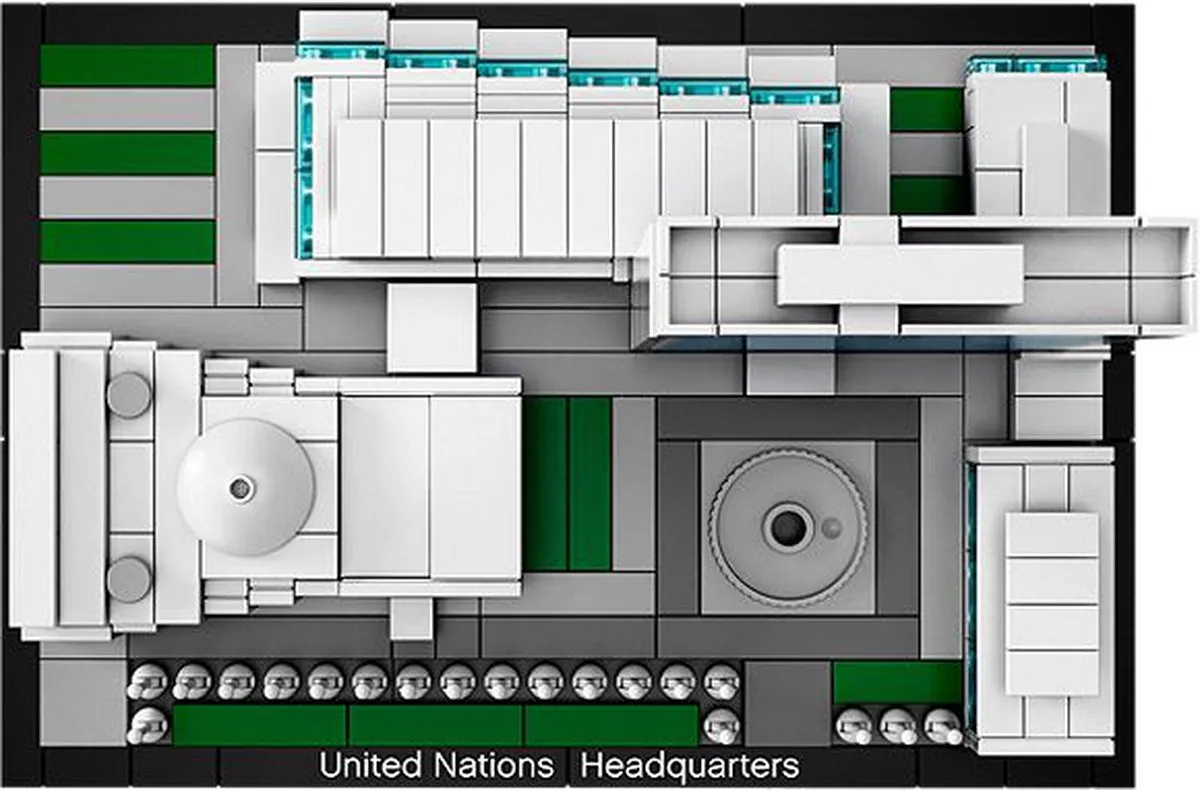 LEGO Architecture VN Hoofdkwartier 21018 - 597 Stukken - Multicolor