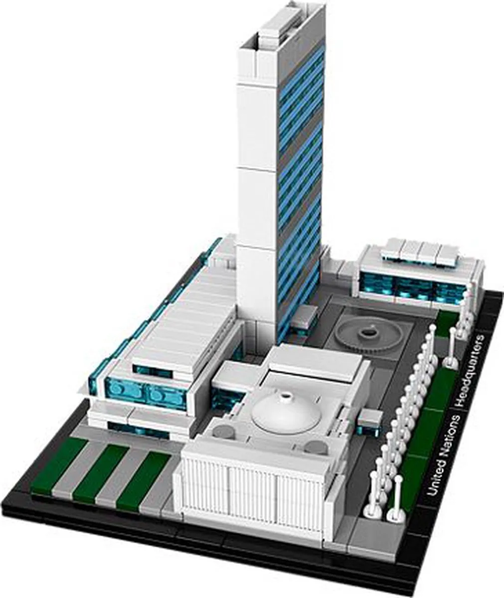 LEGO Architecture VN Hoofdkwartier 21018 - 597 Stukken - Multicolor