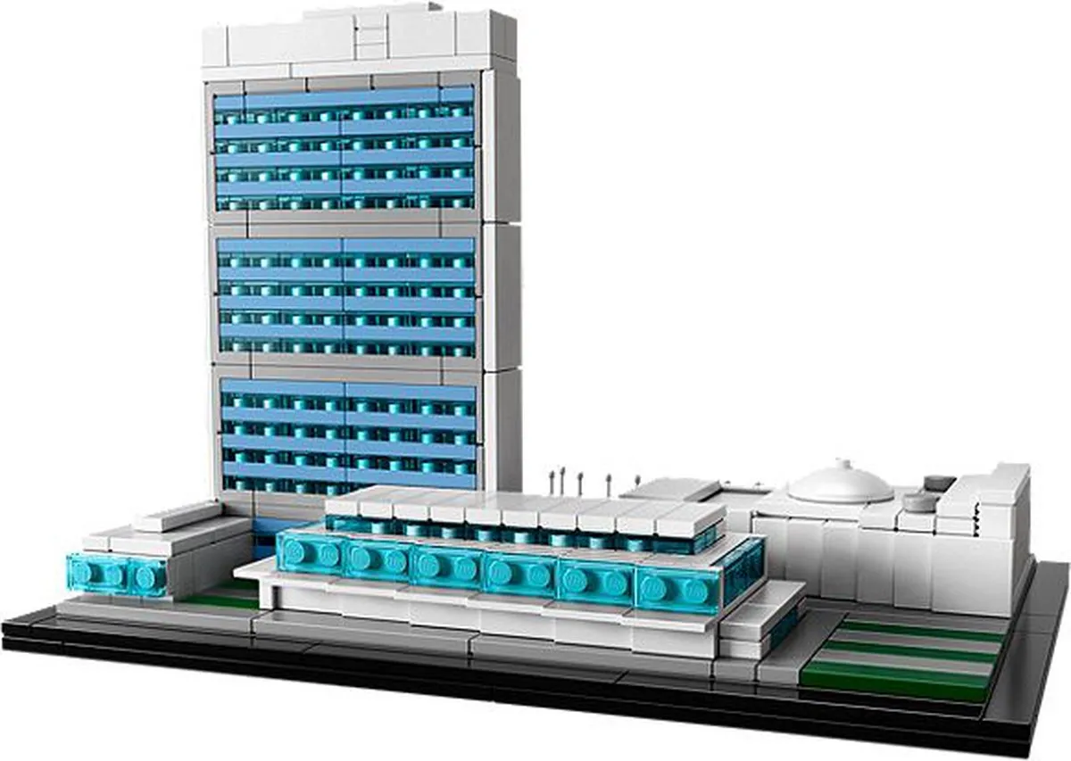 LEGO Architecture VN Hoofdkwartier 21018 - 597 Stukken - Multicolor