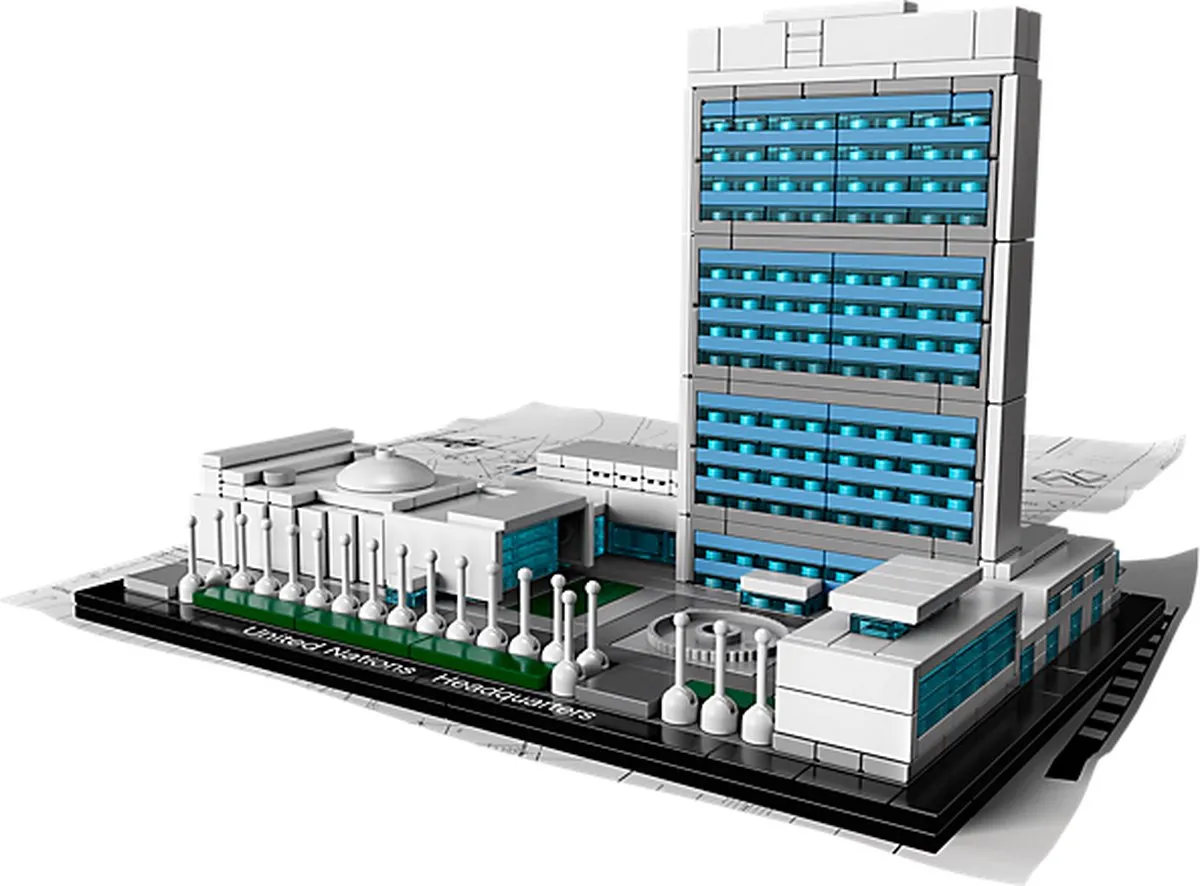 LEGO Architecture VN Hoofdkwartier 21018 - 597 Stukken - Multicolor - afbeelding 6 van 6