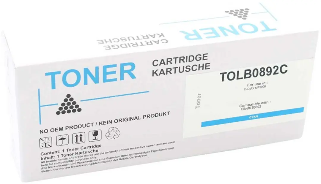Oki TOLB0892C Toner Cyaan