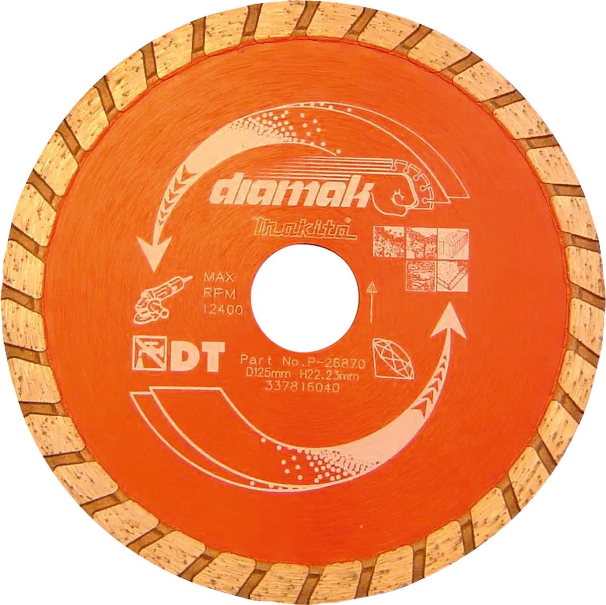Makita B-12980 Diamantschijf 115x22,23x2,4mm