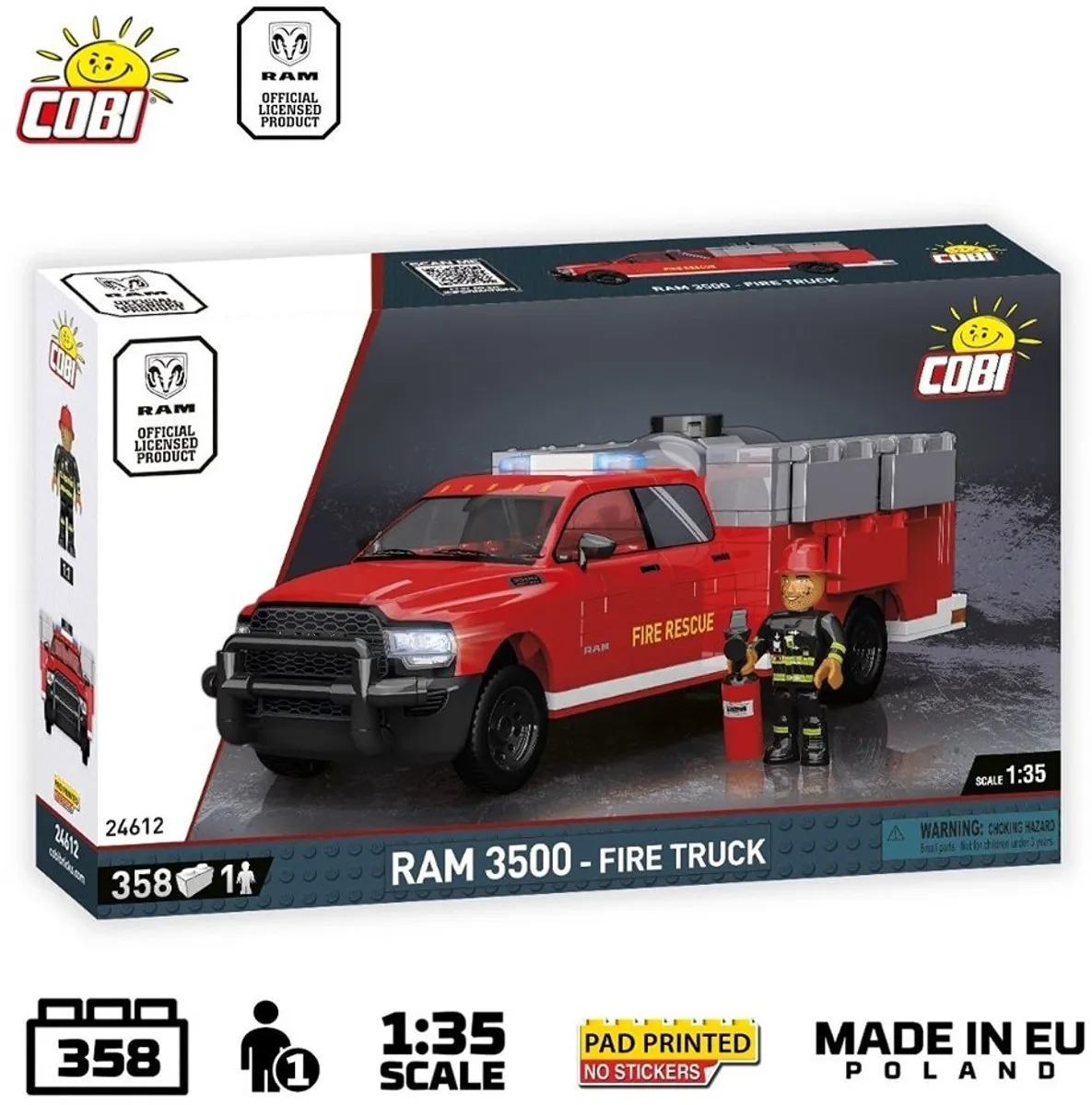 Cobi 24612 RAM 3500 Fire Truck