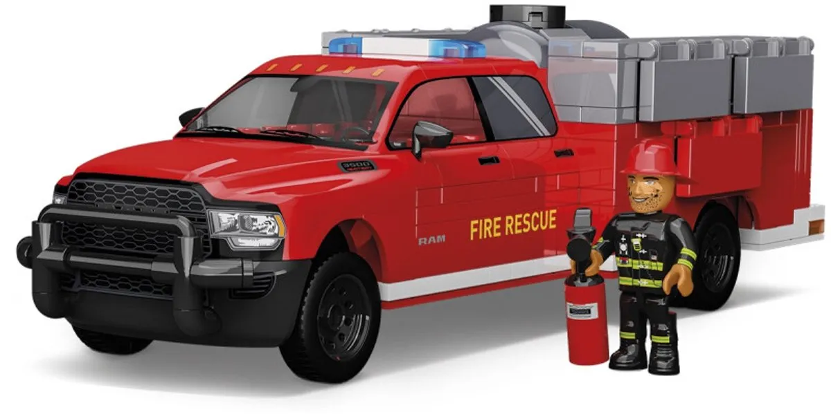Cobi 24612 RAM 3500 Fire Truck - 358 Onderdelen - Meerkleurig