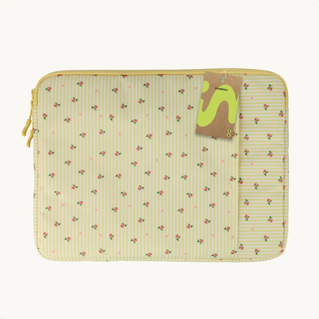 Imoshion Design Laptophoes 16 inch - Geel - 2 Vakken