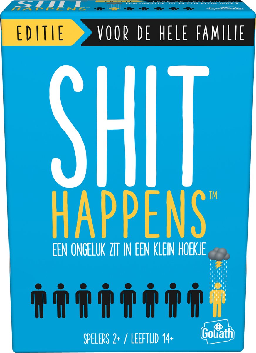 Shit Happens: Familie Editie 14+ - Nederlandstalig Kaartspel - Partyspel