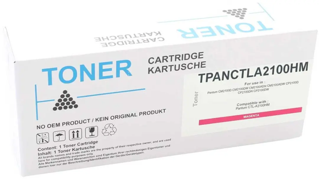 Panasonic TPANCTLA2100HM Toner Magenta 2.500 Pagina's