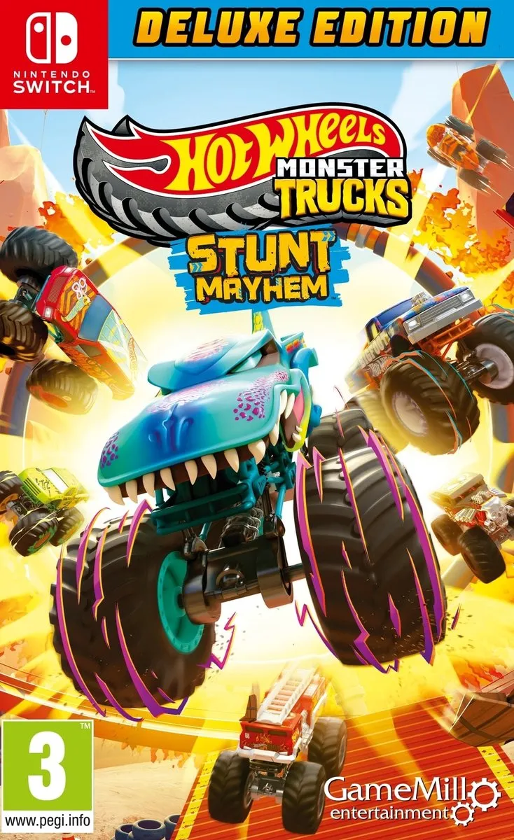 Mindscape Hot Wheels Monster Trucks Stunt Mayhem Deluxe Edition - Nintendo Switch